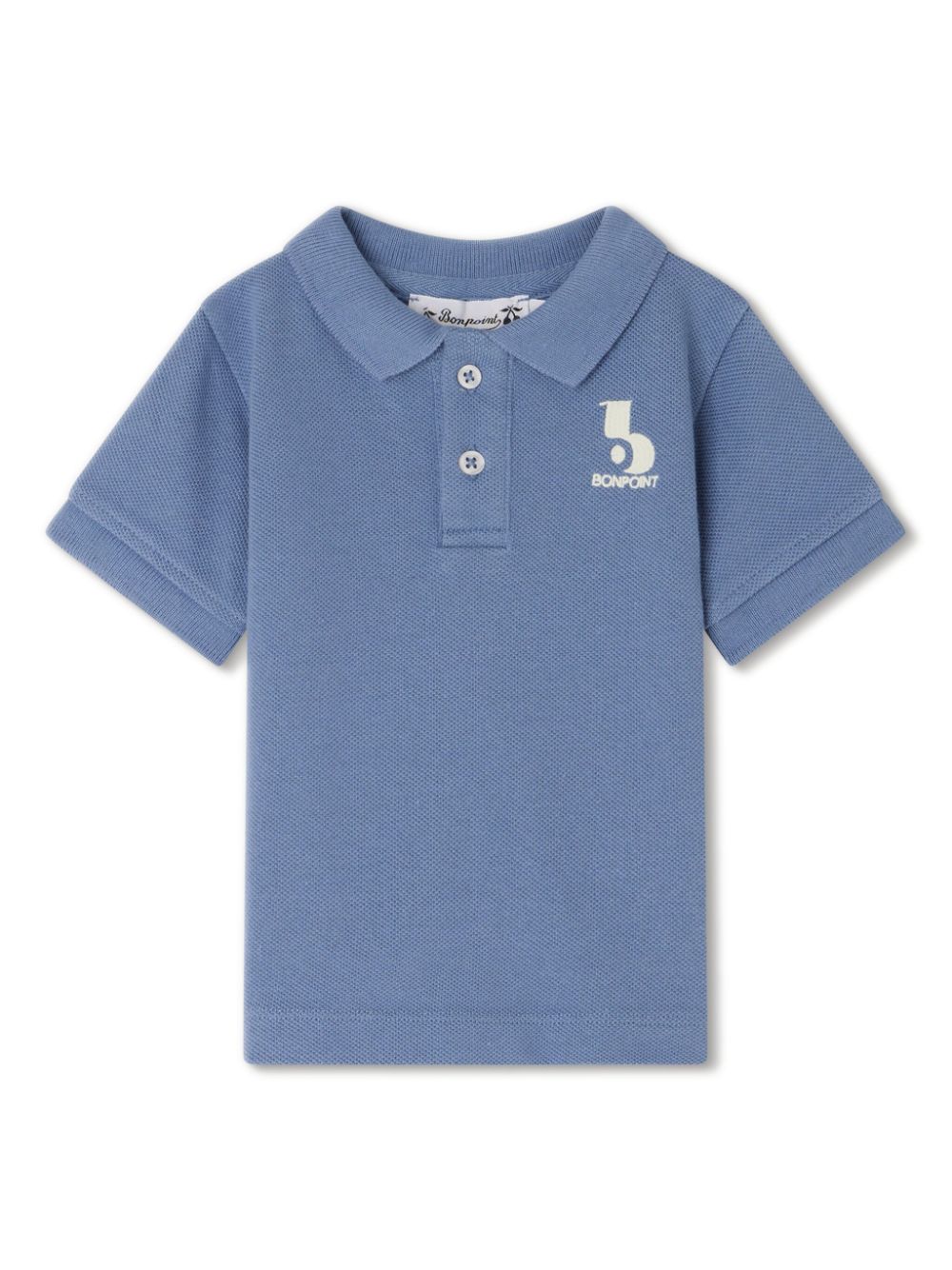 Bonpoint Finn Poloshirt mit Logo-Stickerei - Blau von Bonpoint