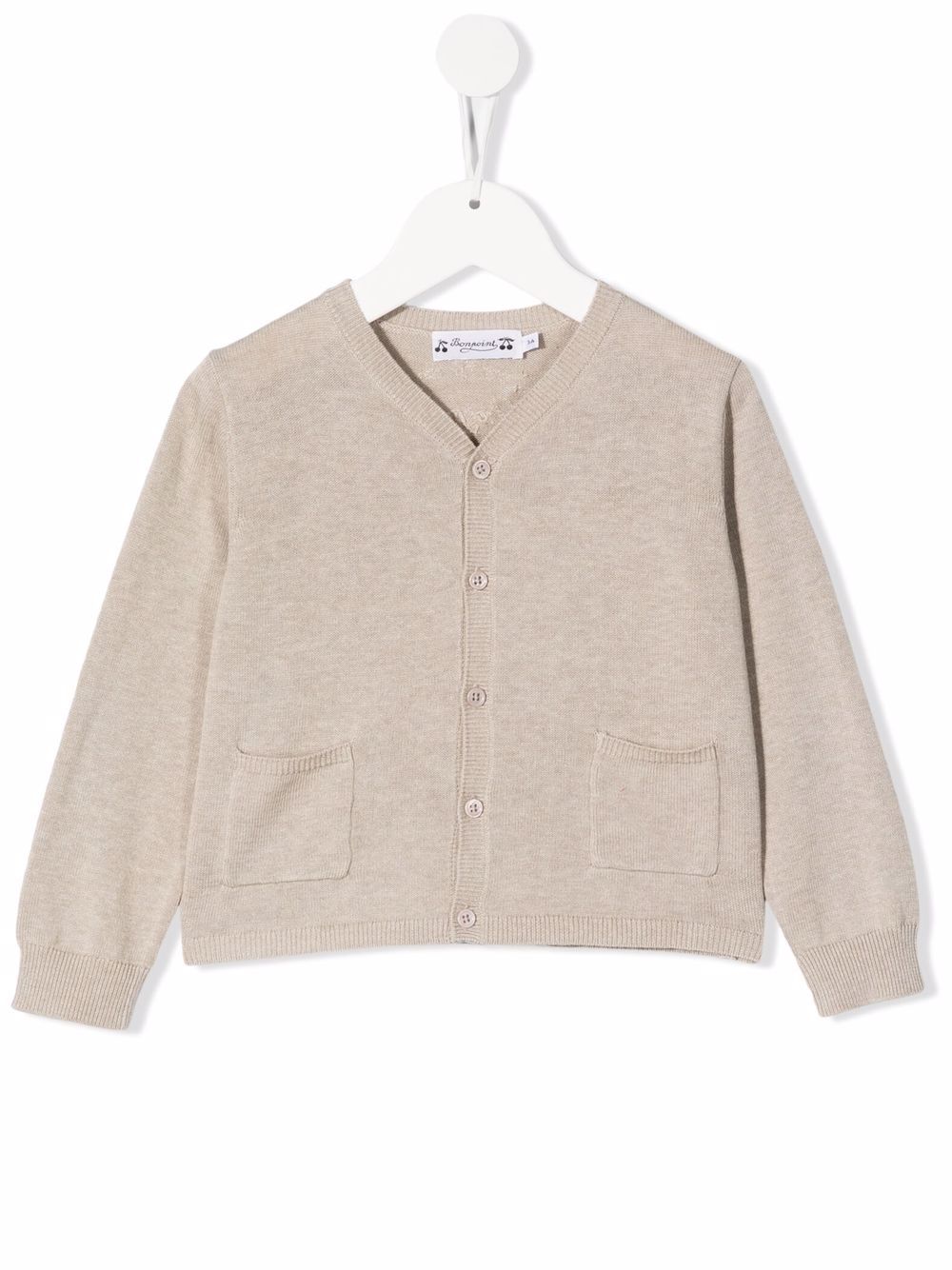 Bonpoint Gerippter Cardigan - Nude von Bonpoint