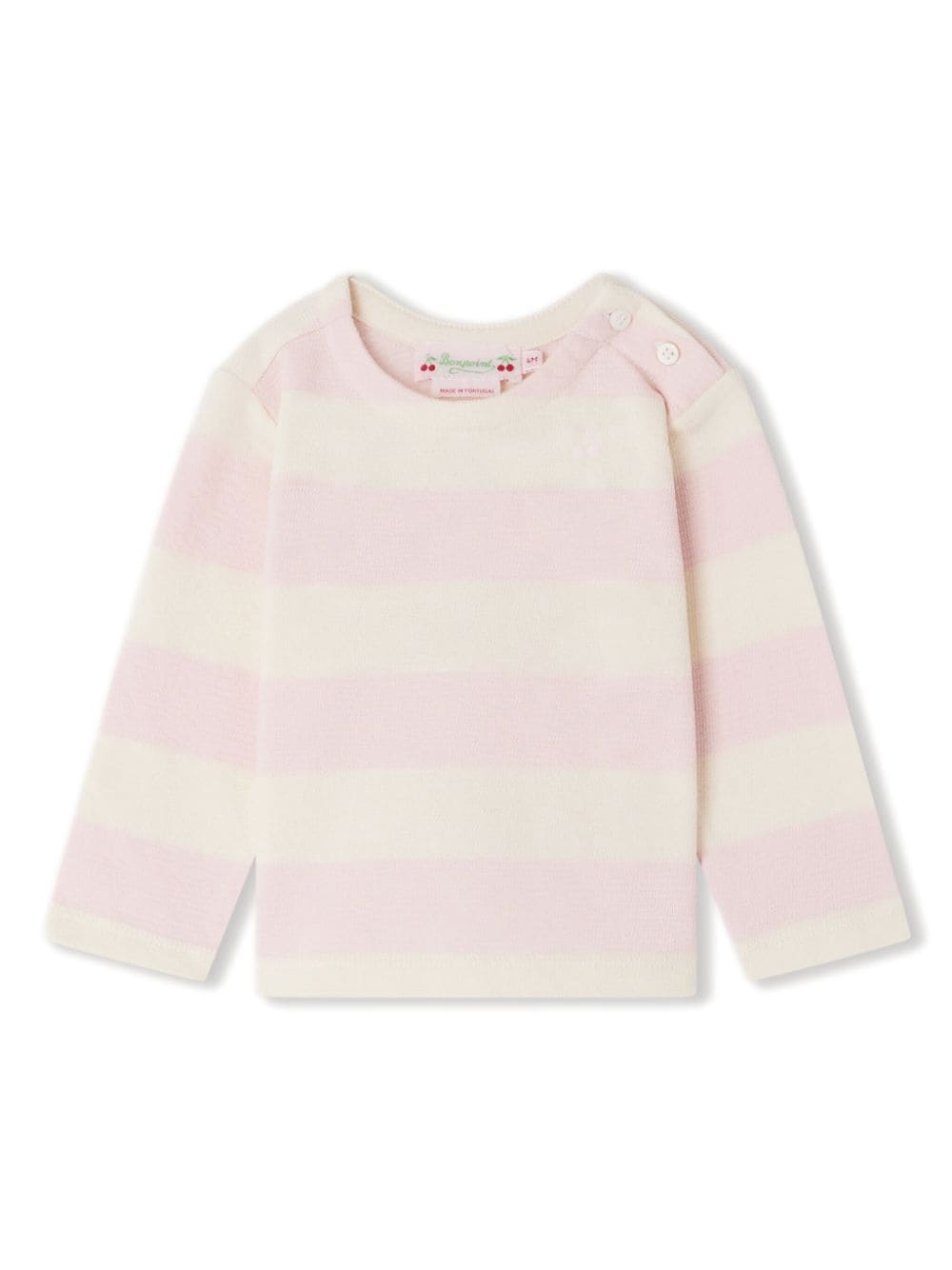 Bonpoint Gestreifter Dakota Pullover - Nude von Bonpoint