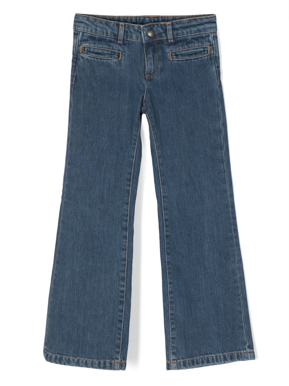 Bonpoint Tief sitzende Straight-Leg-Jeans - Blau von Bonpoint