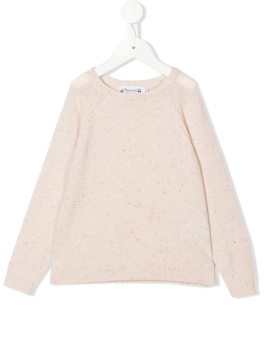 Bonpoint Kaschmirpullover mit rundem Ausschnitt - Nude von Bonpoint