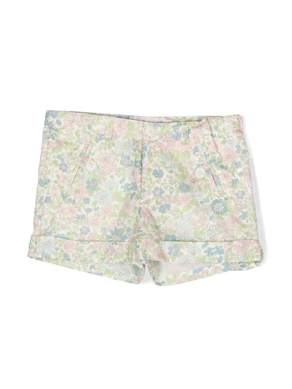 Bonpoint Shorts mit Blumen-Print - Grün von Bonpoint