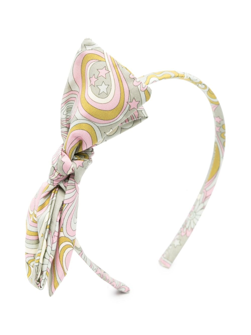 Bonpoint Stirnband mit grafischem Print - Rosa von Bonpoint