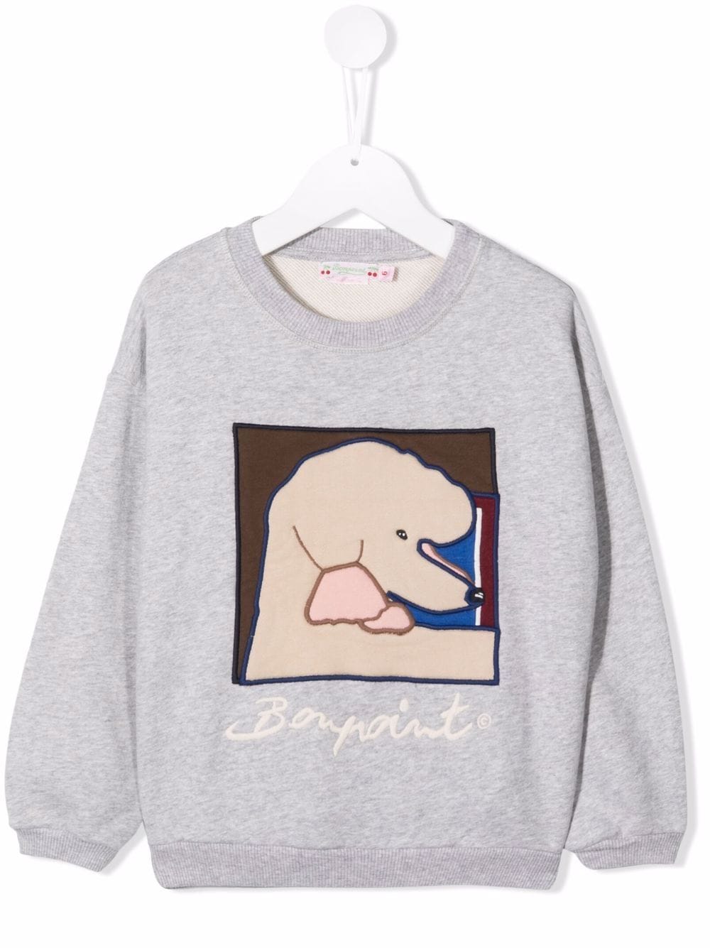 Bonpoint Sweatshirt mit Pudel-Print - Grau von Bonpoint