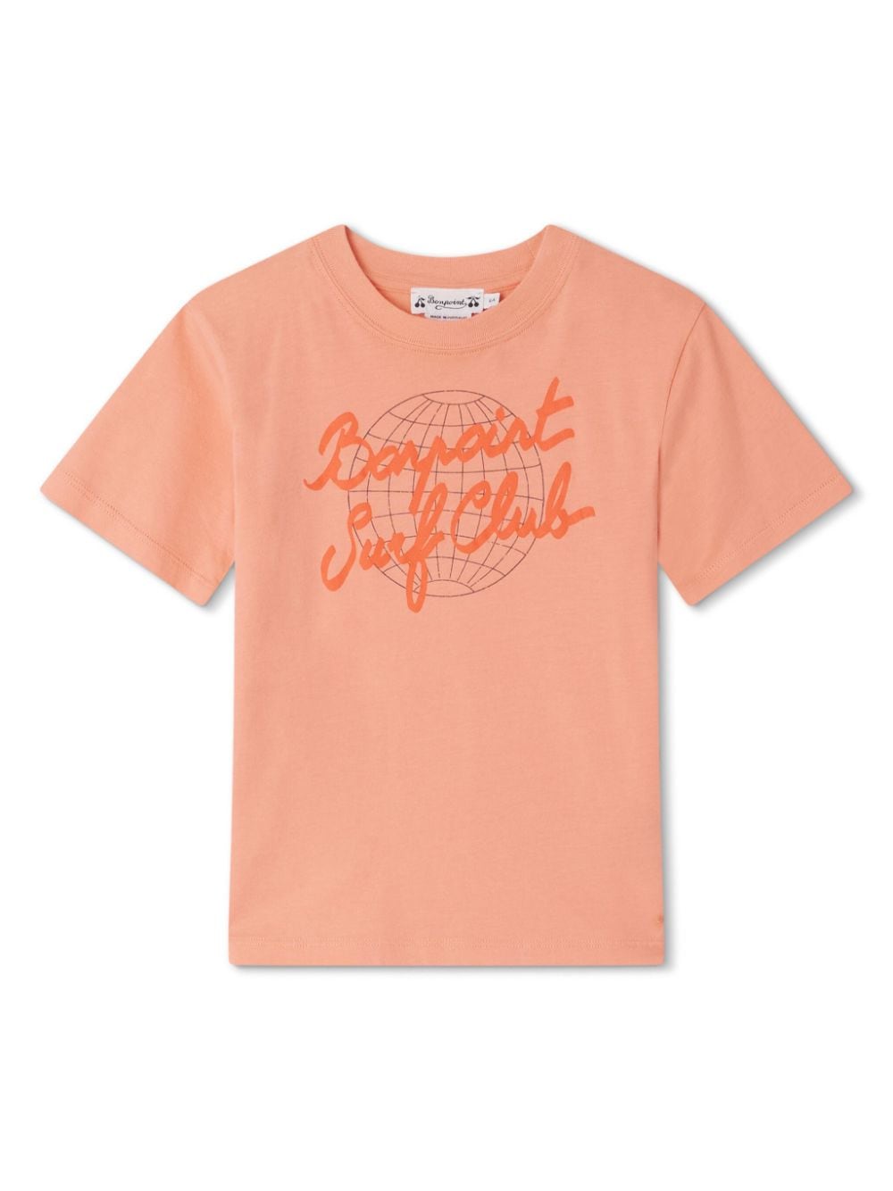 Bonpoint Thibald T-Shirt mit Logo-Print - Orange von Bonpoint