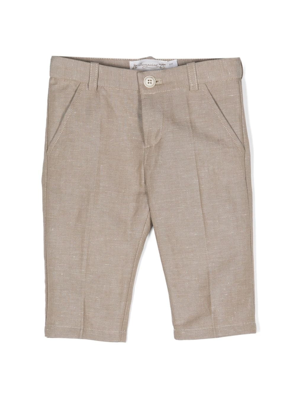 Bonpoint Chino mit Logo-Stickerei - Nude von Bonpoint