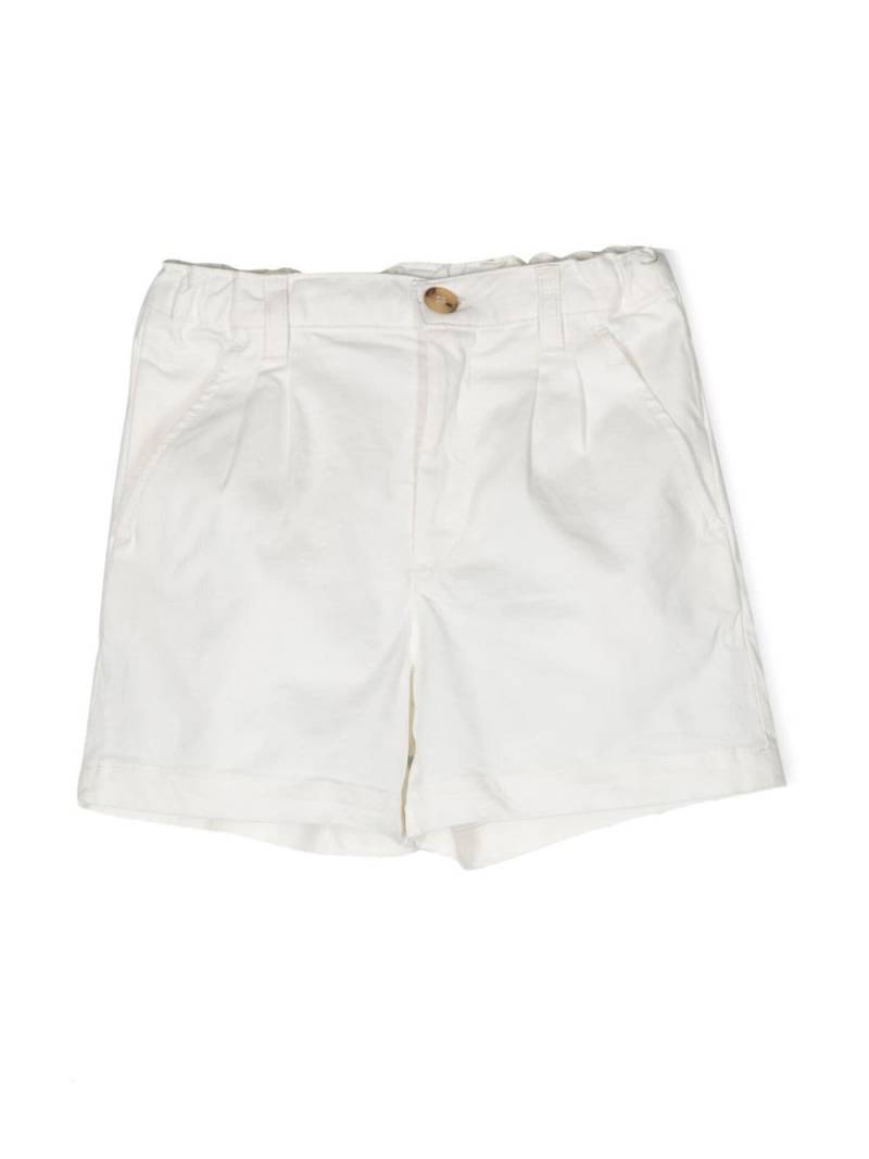 Bonpoint Chino-Shorts mit Logo-Patch - Weiß von Bonpoint