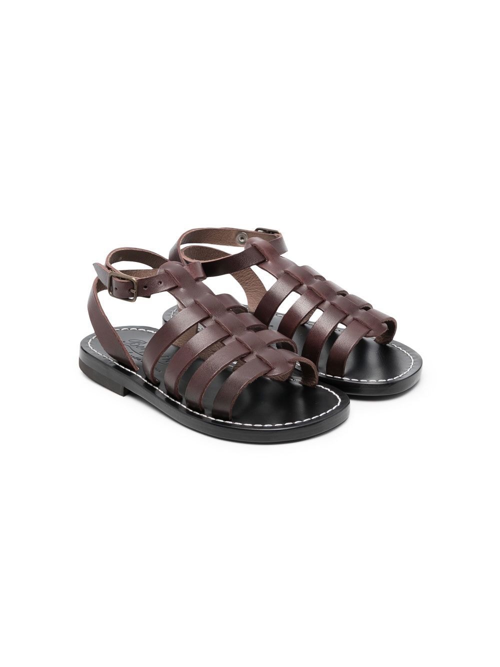 Bonpoint Sandalen mit Schnallenverschluss - Braun von Bonpoint