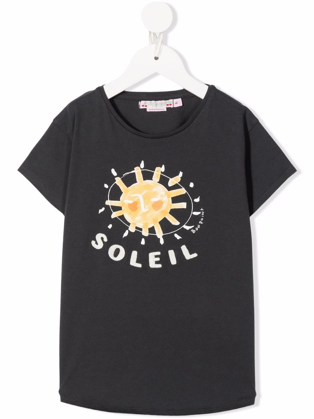 Bonpoint T-Shirt mit Sonnen-Print - Grau von Bonpoint