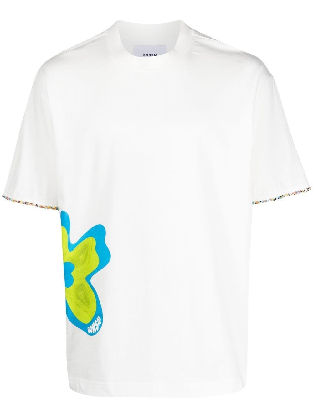 Bonsai T-Shirt mit grafischem Print - Weiß von Bonsai