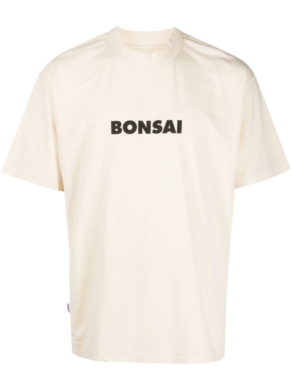 Bonsai T-Shirt mit Logo-Print - Nude von Bonsai