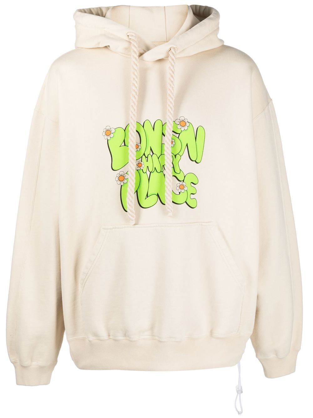 Bonsai Hoodie mit Logo-Print - Nude von Bonsai