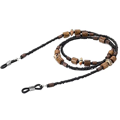 Bontannd Chic Holzperlen Perlen Brillen Kette Sonnenbrille Lanyard Brillenschnur Hängende Halsband Brillenkette Kette Lanyard Cord, Einheitsgröße Bontannd Chic Holzperlen Perlen Brillen Kette Sonnenbrille Lanyard Brillenschnur Hängende Halsband Brillenkette Kette Lanyard Cord, Einheitsgröße von Bontannd