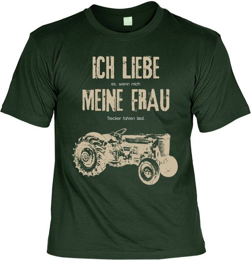 Bonvionn T-Shirt Ich liebe es wenn mich meine Frau Trecker fahren lässt von Bonvionn