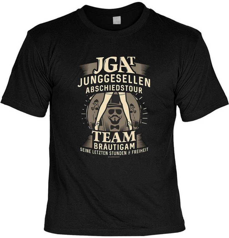 Bonvionn T-Shirt T-Shirt Funshirt Junggesellen Abschiedstour Team Bräutigam (1-tlg) Baumwollle von Bonvionn