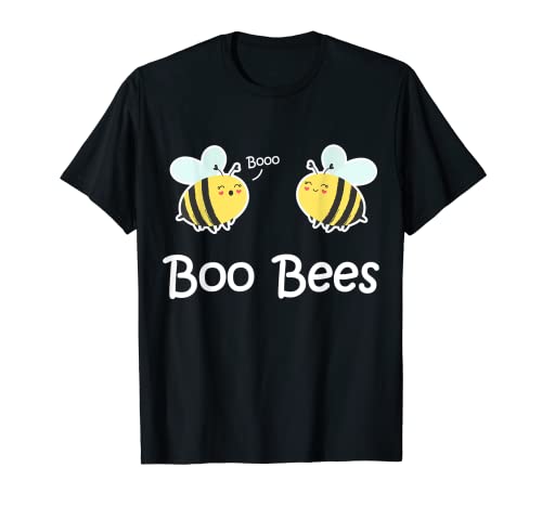 Boo Bees – Halloween Ghost Bee Here for the Boos Woman T-Shirt von Boo Bees Couples Halloween Female Costume Gift