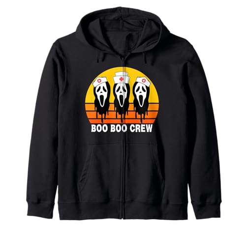 Boo Boo Crew Lustiges Halloween-Halloween-T-Shirt für Damen Kapuzenjacke Boo Boo Crew Lustiges Halloween-Halloween-T-Shirt für Damen Kapuzenjacke von Boo Boo Crew Film For You