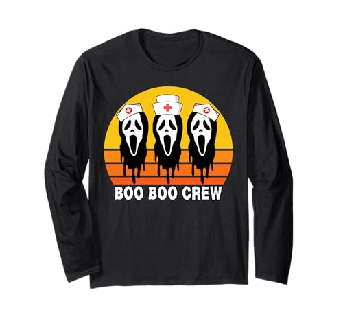 Boo Boo Crew Lustiges Halloween-Halloween-T-Shirt für Damen Langarmshirt von Boo Boo Crew Film For You