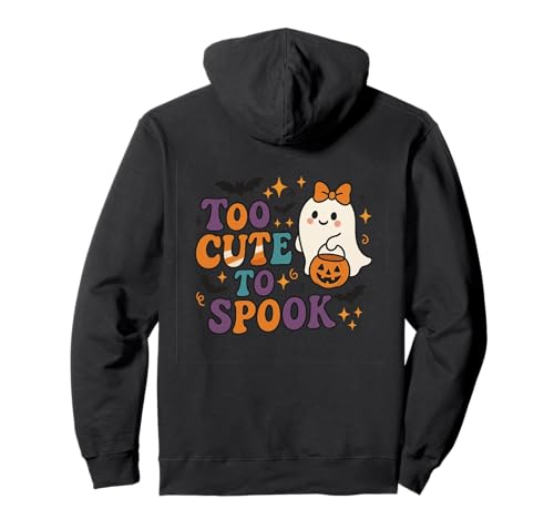 Halloween-Geistermotiv für Kinder, Too Cute to Spook Pullover Hoodie von Boo Crew