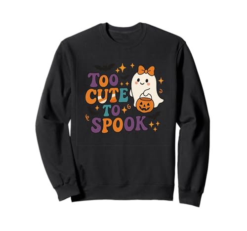 Halloween-Geistermotiv für Kinder, Too Cute to Spook Sweatshirt Halloween-Geistermotiv für Kinder, Too Cute to Spook Sweatshirt von Boo Crew