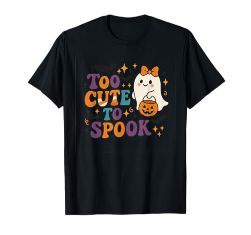 Halloween-Geistermotiv für Kinder, Too Cute to Spook T-Shirt Halloween-Geistermotiv für Kinder, Too Cute to Spook T-Shirt von Boo Crew