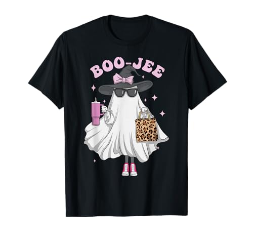 Boujee Boo JEE Süßer Geist in rosa Halloween Mädchen T-Shirt von Boo-Jee Ghost Halloween Kids Costume