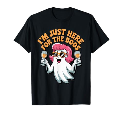 I'm Just Here for The Boos Halloween Women Ghost Cute Funny T-Shirt I'm Just Here for The Boos Halloween Women Ghost Cute Funny T-Shirt von Boo Squad Apparel