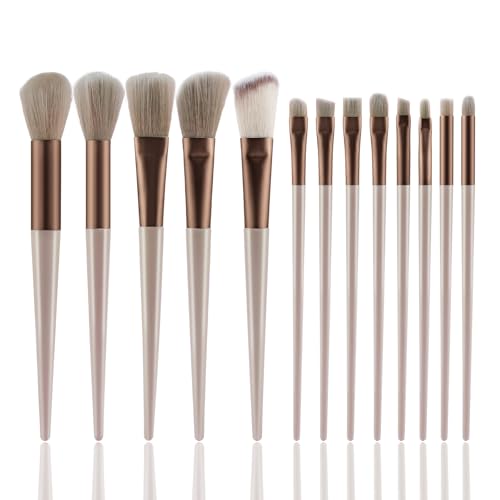 Boobeen 13pcs Reise Makeup Pinsel Set, Fluffy Makeup Pinsel für Lidschatten Stiftung, Gesicht Pinsel Make-up, Blendable Blush Pinsel für Anfänger Boobeen 13pcs Reise Makeup Pinsel Set, Fluffy Makeup Pinsel für Lidschatten Stiftung, Gesicht Pinsel Make-up, Blendable Blush Pinsel für Anfänger von Boobeen