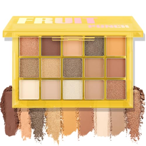 Boobeen 15 Farben Lidschatten Palette Makeup Schimmer Matte Bunte Lidschatten Pulver Palette Geschenk-Kit, Ultra Pigmentierte Blendable Long Lasting Waterproof, Bright Vibrant Colors Schattierungen von Boobeen