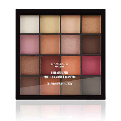 Boobeen 16 Farben Lidschattenpalette- Buntes, mattes und schimmerndes Lidschatten-Puder-Makeup, hochpigmentiert, kreiert einen neutralen Augenaufschlag von Boobeen