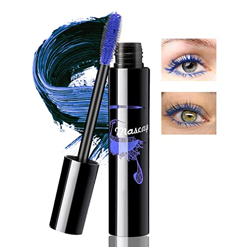 Boobeen Colored Volume Mascara für Wimpern, Verlängernde und voluminisierende Wimpern, 4D Silk Fiber Lash Mascara für Frauen, Langanhaltendes Augen Makeup von Boobeen