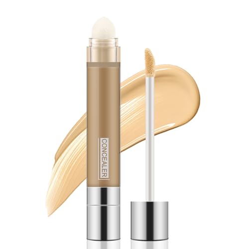 Boobeen Dual Ended Liquid Concealer Stick für Frauen, Natural Eye Concealer für dunkle Augenringe, Long Lasting Foundation mit Full Coverage Makeup von Boobeen