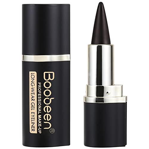 Boobeen Eyeliner - Schwarzer Eyeliner-Stift-Gel - Schnell trocknender Formel-Eyeliner - Wischfester Eyeliner-Make-up für den ganzen Tag - Lang anhaltender Statement-Augen-Look (Braun 1) von Boobeen