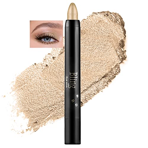 Boobeen Eyeshadow Pencil Crayon Wasserfester Lidschattenstift Shimmer Cream Eyeshadow Pen Erstellen Sie glitzerndes Augen-Make-up, einfach zu verwenden (04#) von Boobeen