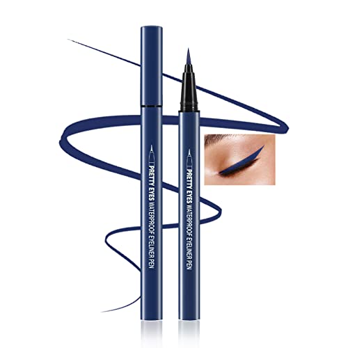 Boobeen Flüssiger Eyeliner-Stift, matter Eyeliner mit Präzisionsspitze, lang anhaltender Eyeliner-Stift für kühnes Augen-Makeup, gleitet leicht auf von Boobeen