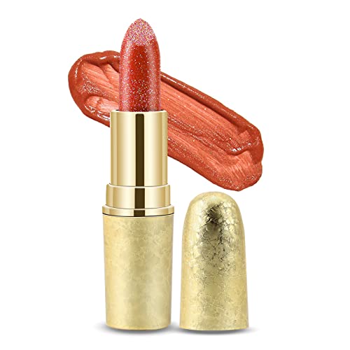 Boobeen Glitter Lippenstift Hydrating Lip Balm Sparkling Shine Lip Color Nonstick Hochpigmentierte Formel Gibt Metallic Finish Lip Make-up für Frauen und Mädchen Boobeen Glitter Lippenstift Hydrating Lip Balm Sparkling Shine Lip Color Nonstick Hochpigmentierte Formel Gibt Metallic Finish Lip Make-up für Frauen und Mädchen von Boobeen