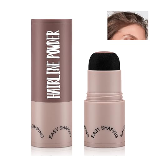 Boobeen Haar Puder Stick, Haaransatz Schatten Stick, Graues Haar Wurzel Cover Up Powder, Instantly Haar Farbe Concealer für Frauen mit dünner werdendem Haar von Boobeen