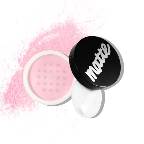 Boobeen Leichtes Transparentes Lose Setting Puder Makeup, Matte Nicht Klebrige Finishing Backen Makeup, Concealing Nude Gesicht Gepresste Foundation Puder für Frauen mit Quaste von Boobeen