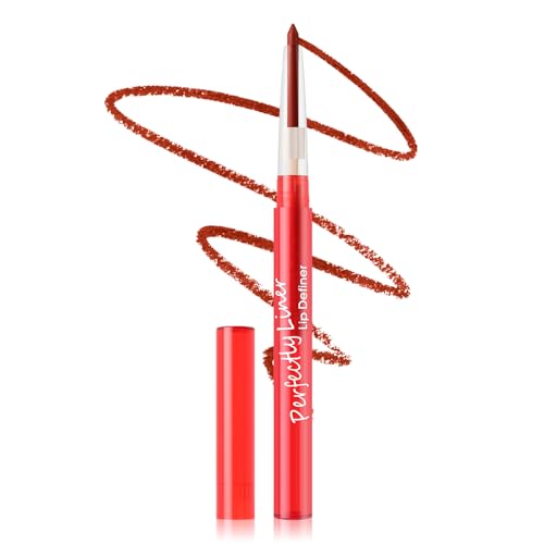 Boobeen Lip Liner Matte Lipstick Pencil, Antihaft-Nude Matte Lip Pencil für natürliches Lippen-Makeup, glatter lang anhaltender Lipliner-Stift für Frauen Lippenfarbe von Boobeen