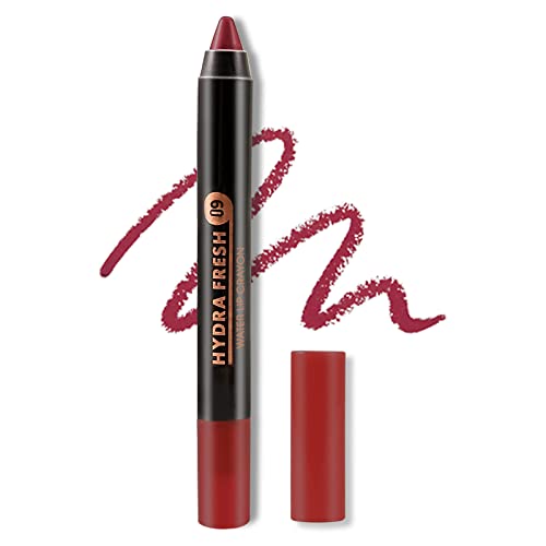 Boobeen Matte Lip Crayon Lipstik Pencil Velvety Creamy Matte Lip Liner Full Coverage High Pigment Waterproof Long Lasting Lipstick for Women, Matte Lip Color with Smooth Finish von Boobeen