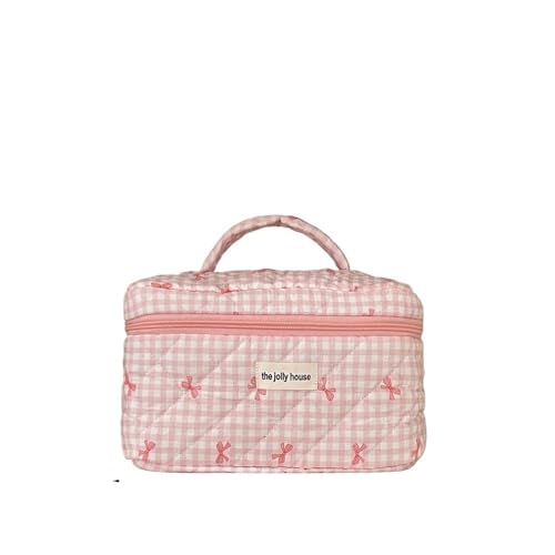 Blumenkosmetiktasche Damen Kosmetiktasche Kosmetiktasche Tragbare Kulturbeutel Kulturbeutel Mädchen Mäppchen, E3, As picture von BooeDareno