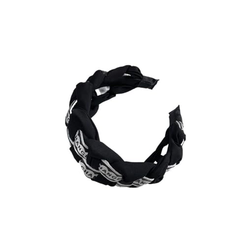 Geflochtene Haarbänder, hochwertige kleine duftende Wind-Haarnadel, süßes Temperament-Stirnband (schwarz) von BooeDareno