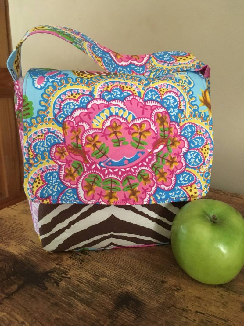 Boutique Designer Stoff Isoliert Lunchbag von BoogieDownBoutique