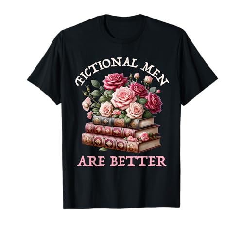 Fiktive Männer Bücherisch Merch Spicy Books Dark Romance Bösewicht T-Shirt von Book Lover Gifts For Women