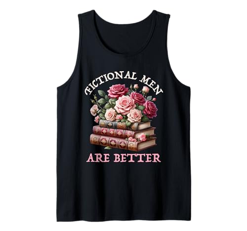 Fiktive Männer Bücherisch Merch Spicy Books Dark Romance Bösewicht Tank Top von Book Lover Gifts For Women