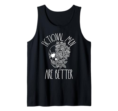 Fiktive Männer sind besser, bücherischer Merch, Spicy Romance Reader Tank Top von Book Lover Gifts For Women