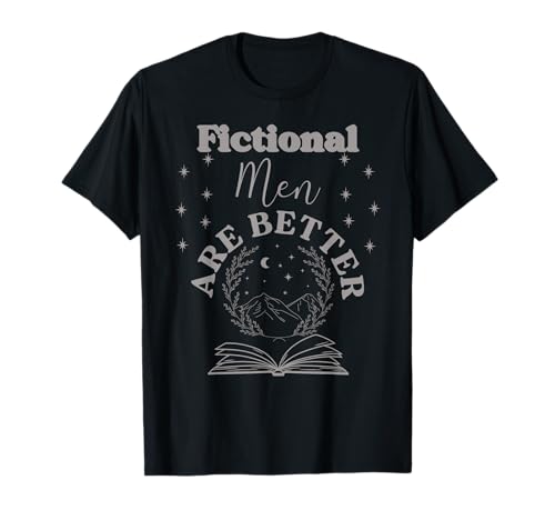Spicy Bookish Merch Romance Books Fiktive Männer-Märchen T-Shirt von Book Lover Gifts Morally Grey