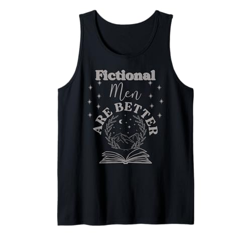 Spicy Bookish Merch Romance Books Fiktive Männer-Märchen Tank Top Spicy Bookish Merch Romance Books Fiktive Männer-Märchen Tank Top von Book Lover Gifts Morally Grey