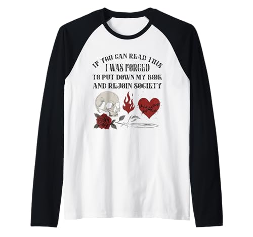 Dark Romance Bookish Merch Leg My Book Down Spicy Book Damen Raglan von Book Lover Gifts