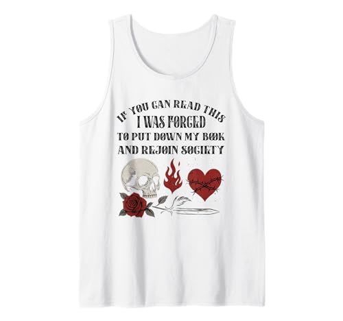 Dark Romance Bookish Merch Leg My Book Down Spicy Book Damen Tank Top von Book Lover Gifts